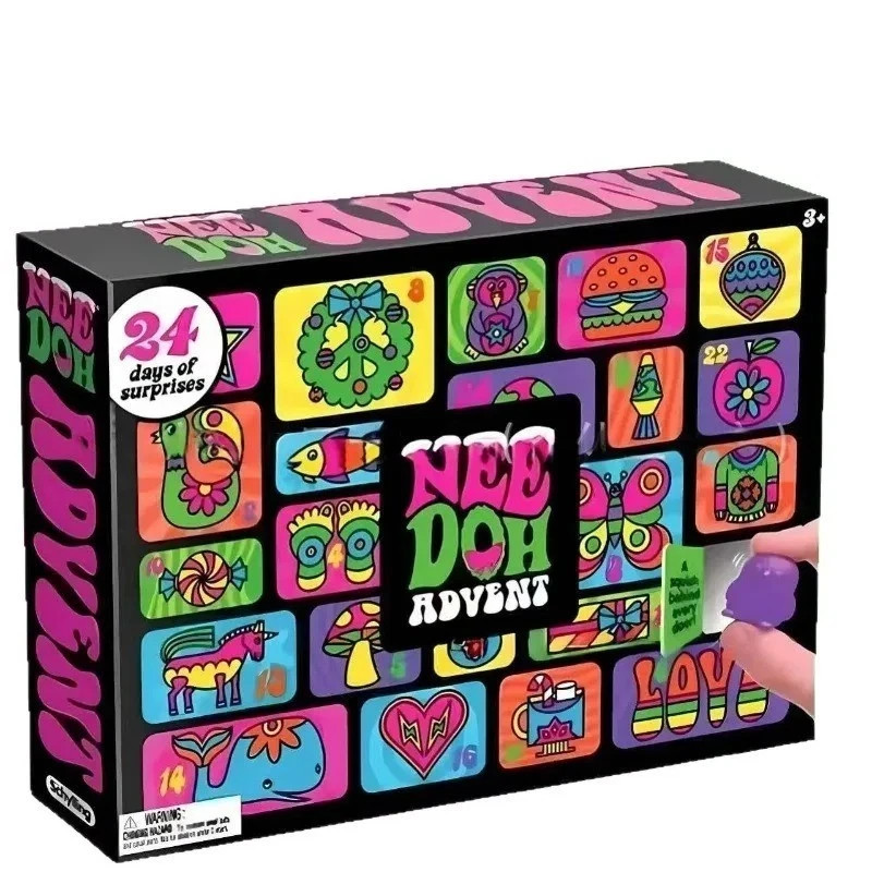 2026 NeeDoh Advent Calendar 24 Days Of Surprise Christmas Countdown BRAND NEW