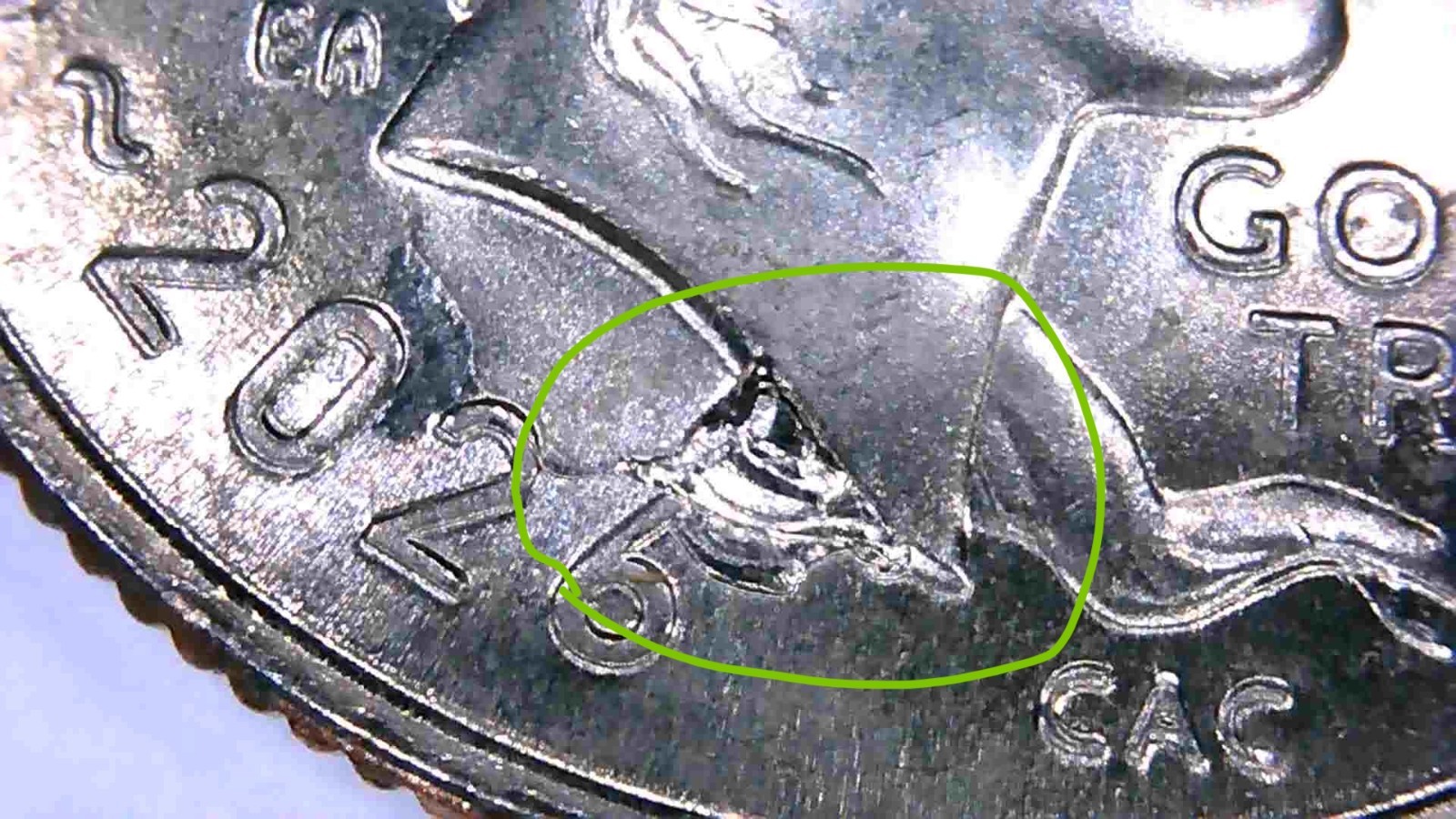 2026-P Emerging Liberty Dime Small Die Chip Error – Neck/Date Area UNC  Lot of 3