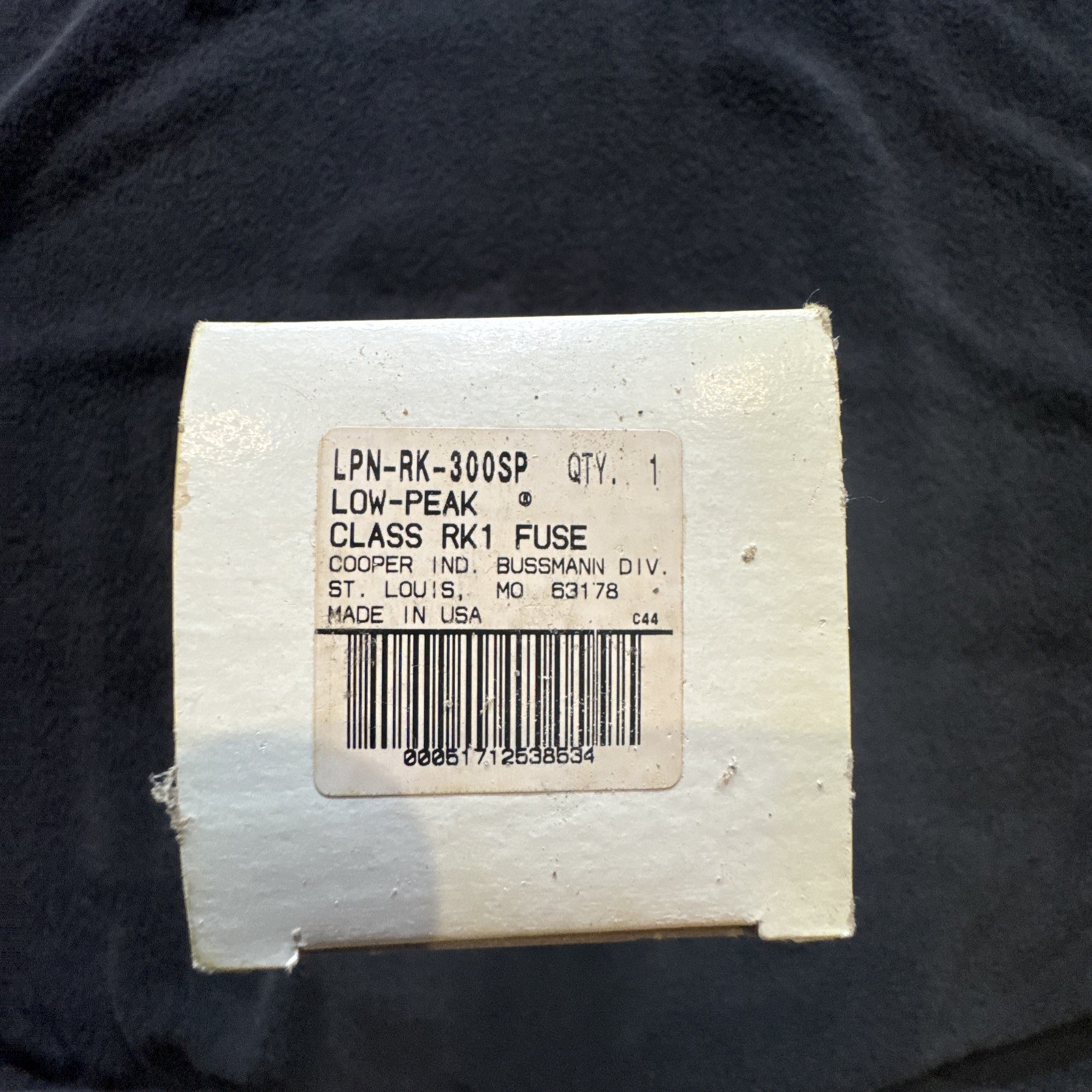 BUSSMANN LPN-RK-300SP LOW PEAK DUAL ELEMENT TIME DELAY  FUSE  Made in USA