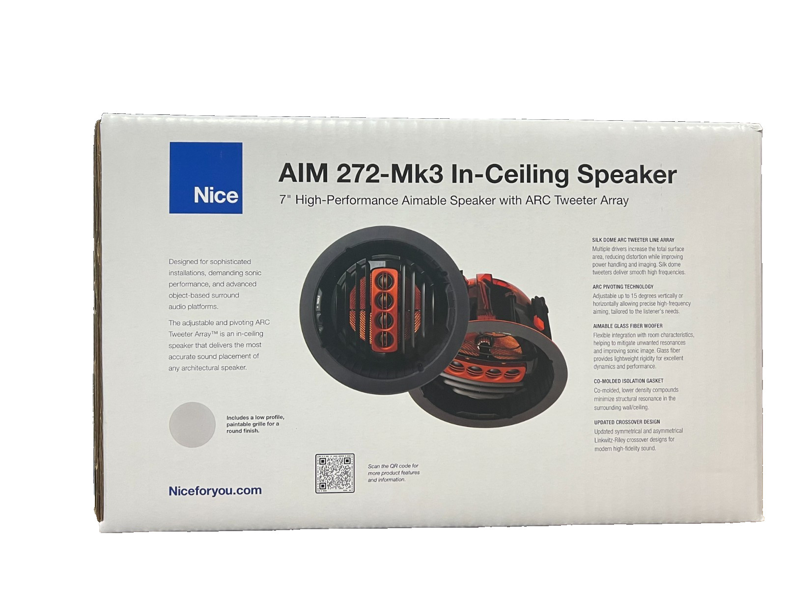 SpeakerCraft  Nice AIM272-MK3 In-Ceiling Speaker 7\