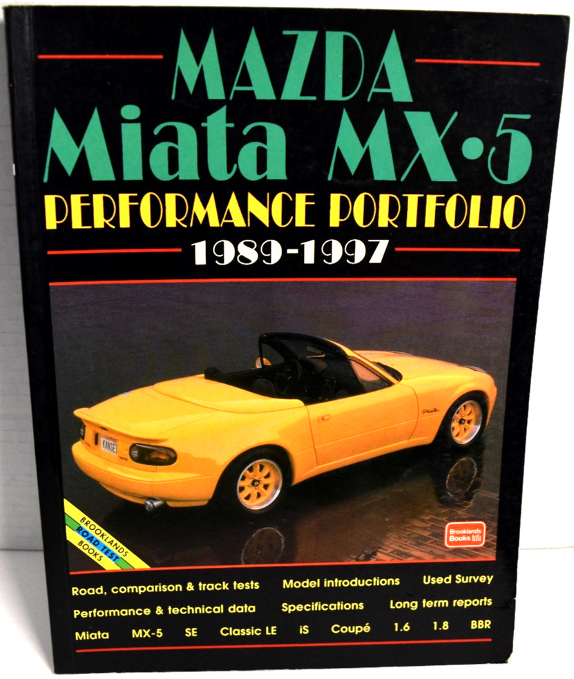 MAZDA MIATA MX-5 Performance Portfolio 1989-1997 Brooklands * GOOD +*