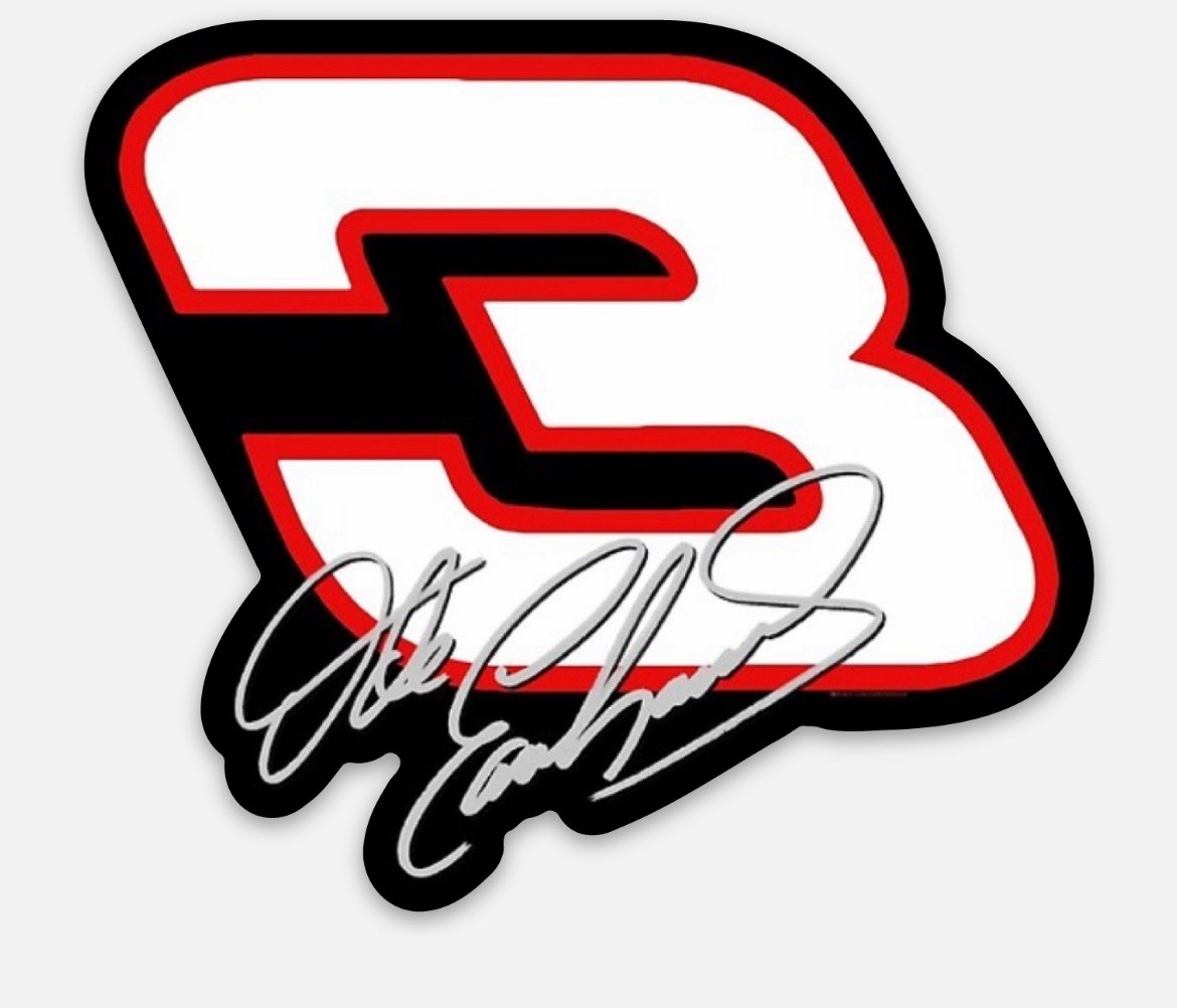 Dale Earnhardt 3 NASCAR Vinyl Sticker Decal Dale Earnhardt 3 NASCAR Vinyl Sticker Decal