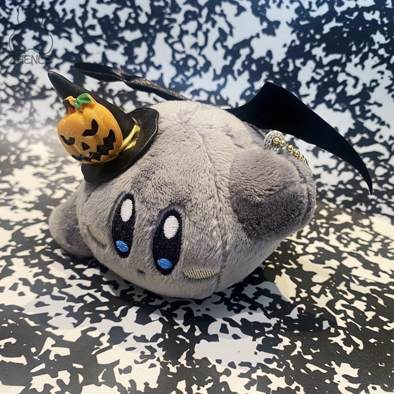 Star Kirby Plush Toys Anime black Kirby hollowen ver 12cm