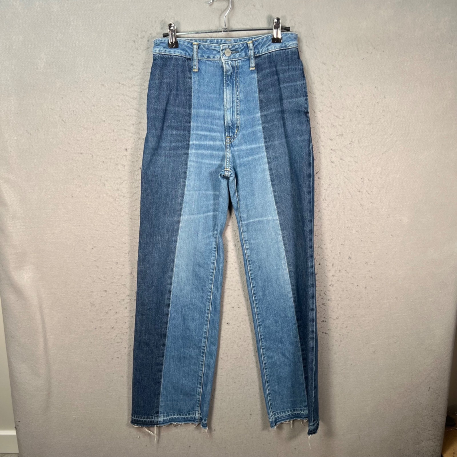 Hysteric Glamour Kinky Jeans Patchwork High Waist Straight-Leg Denim Size 26