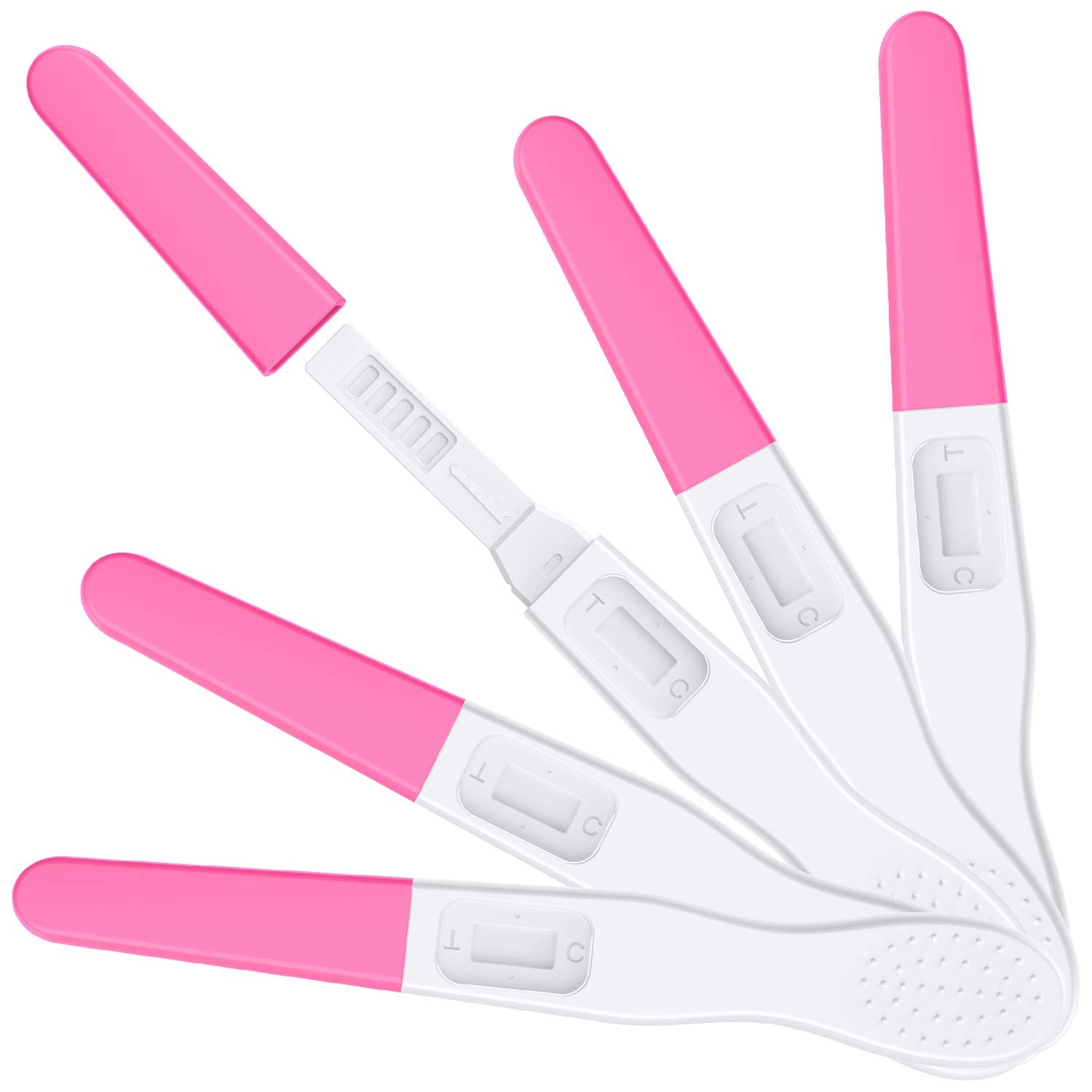 MomMed Pregnancy Test, 5 HCG Home 5 Count (Pack of 1), Pink