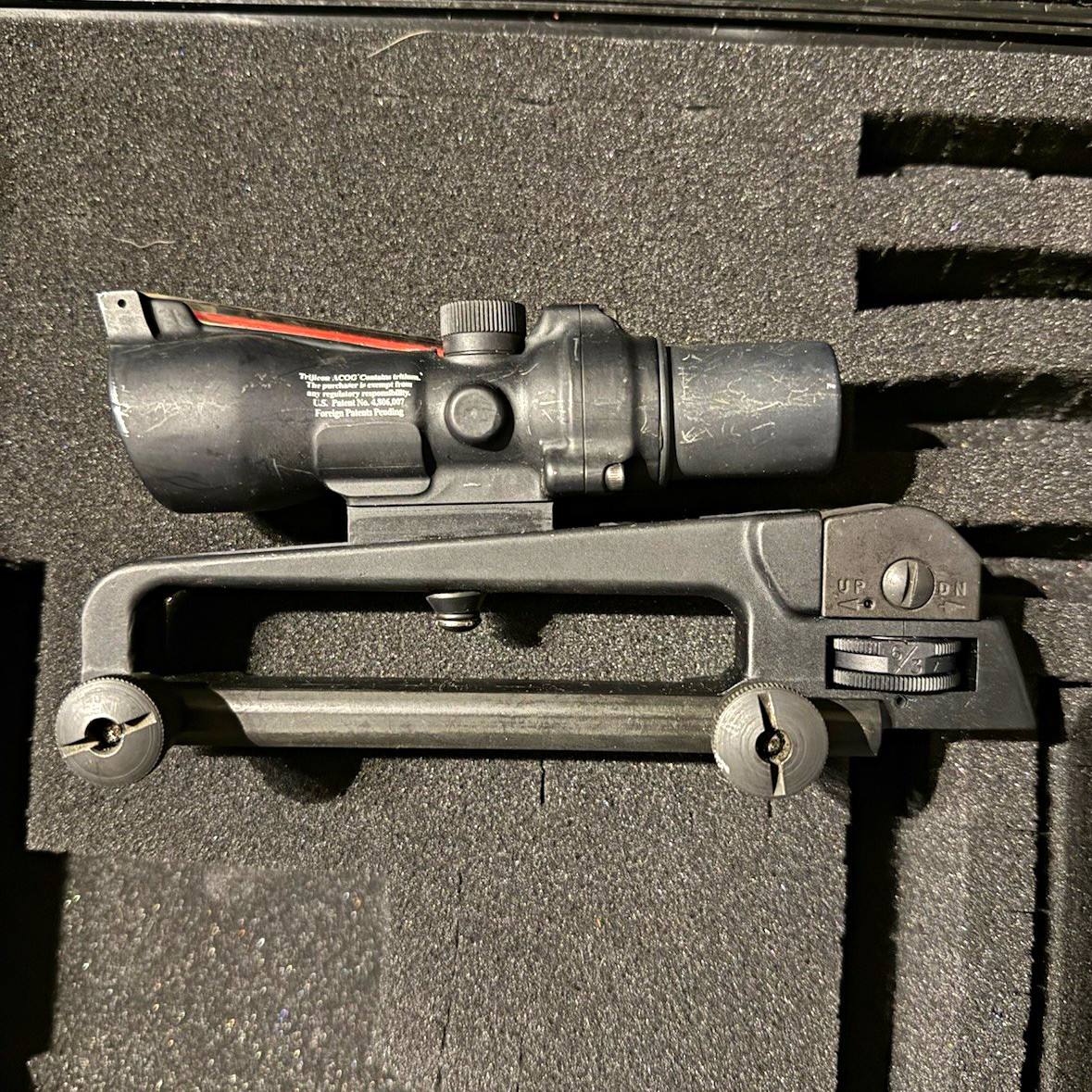 Trijicon ACOG TA31F 4x32 Rifle Scope 32mm Obj Black without mount