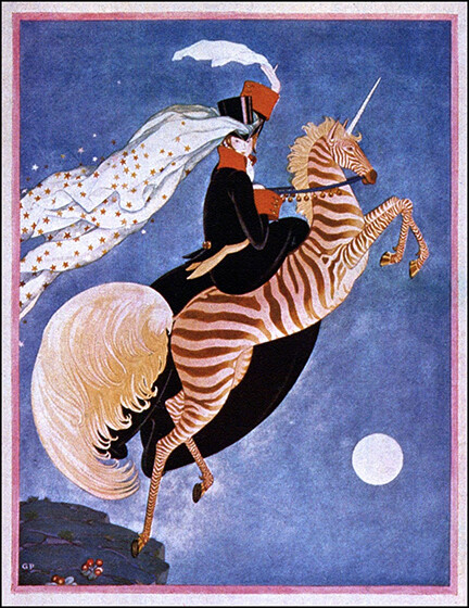 Vintage Vogue Cover : George Plank : 1927 : Archival Quality Art Print