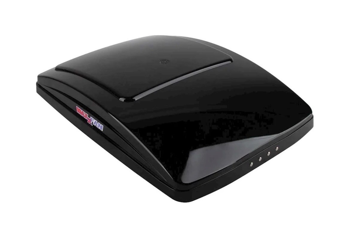 Replacement Rain Shield for MaxxFan Deluxe Roof Vent - Smoke