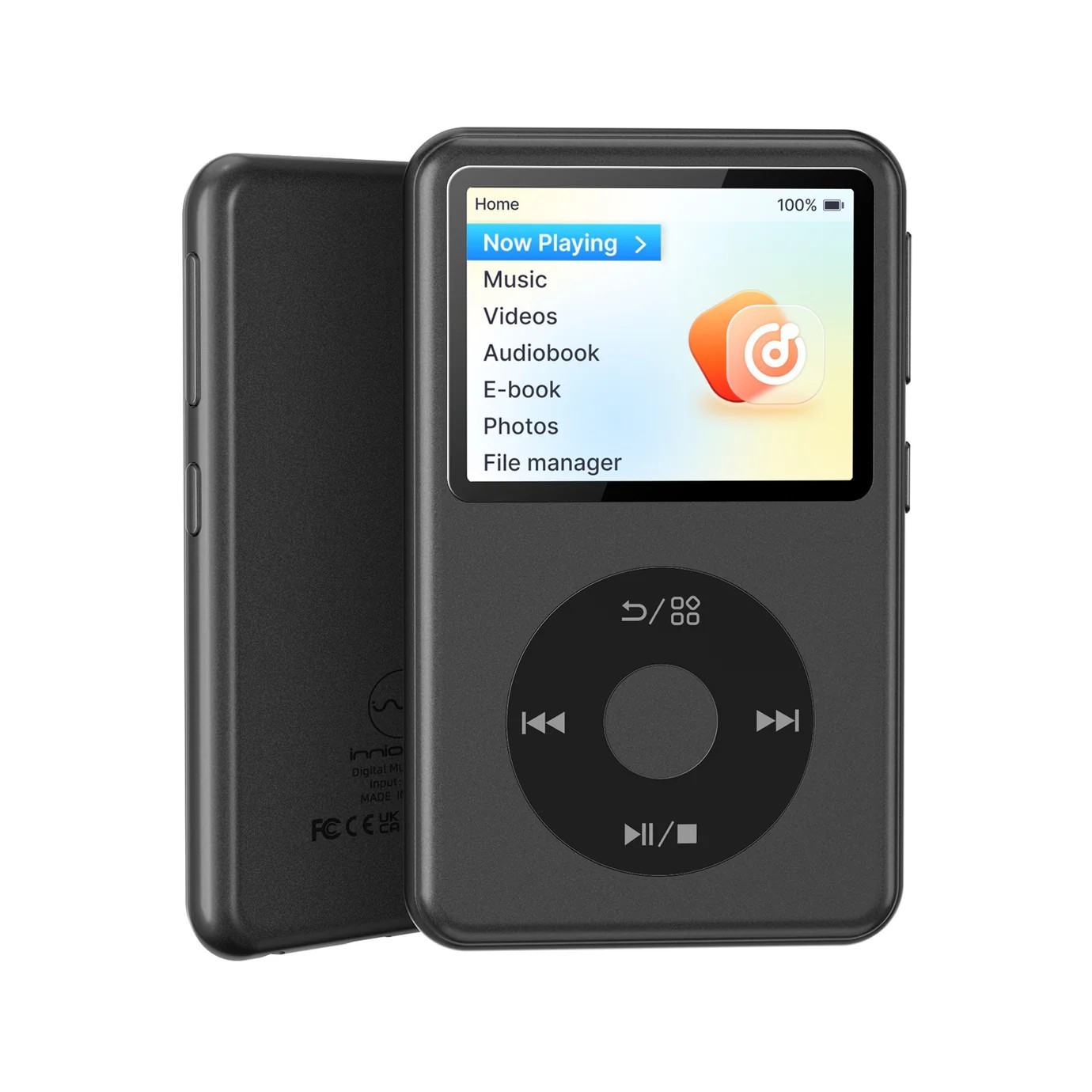 Innioasis Y2 Black Portable Mini HiFi Bluetooth MP3 Player, 72GB Expandable 2TB Innioasis Y2 Black Portable Mini HiFi Bluetooth MP3 Player, 72GB Expandable 2TB
