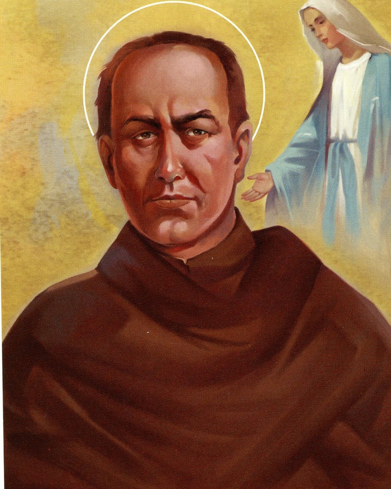 Catholic print picture-  ST. MAXIMILLIAN   V  -   8\