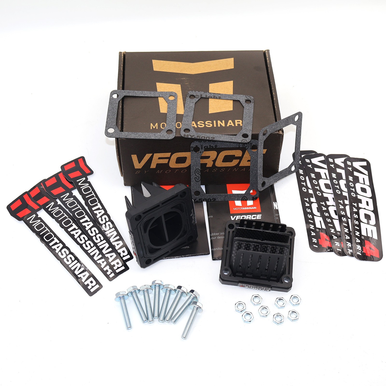 New VForce4 Reed Valve Cages Pair V4144-2 for Yamaha Banshee VForce Reeds YFZ350