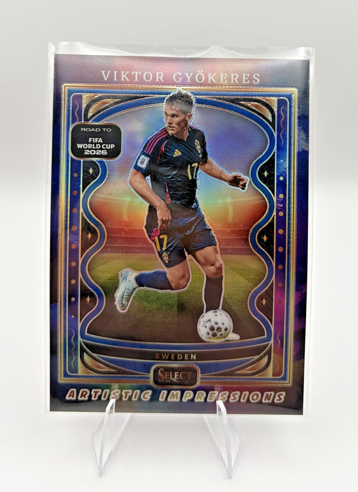 Viktor Gyokeres 2025-26 Panini Select WC26 Artistic Impressions #3 Case Hit SSP