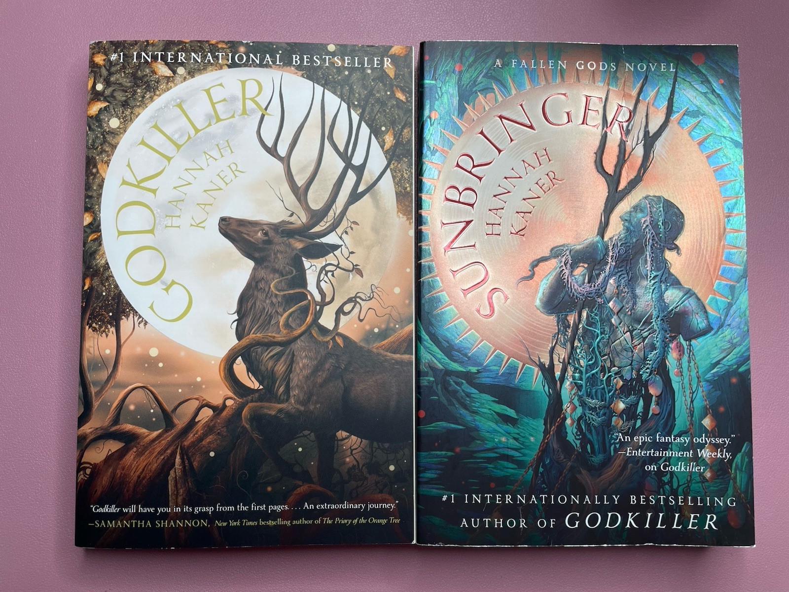 Godkiller &. Sunbringer by Hannah Kaner (2023, Trade Paperback)