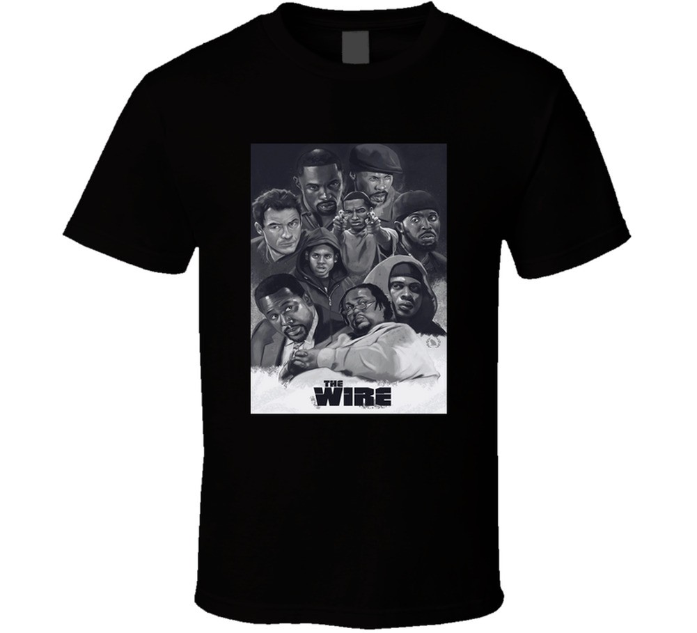 The Wire Tv Show Tee Cool American Television Series Cool T Shirt The Wire Tv Show Tee Cool American Television Series Cool T Shirt