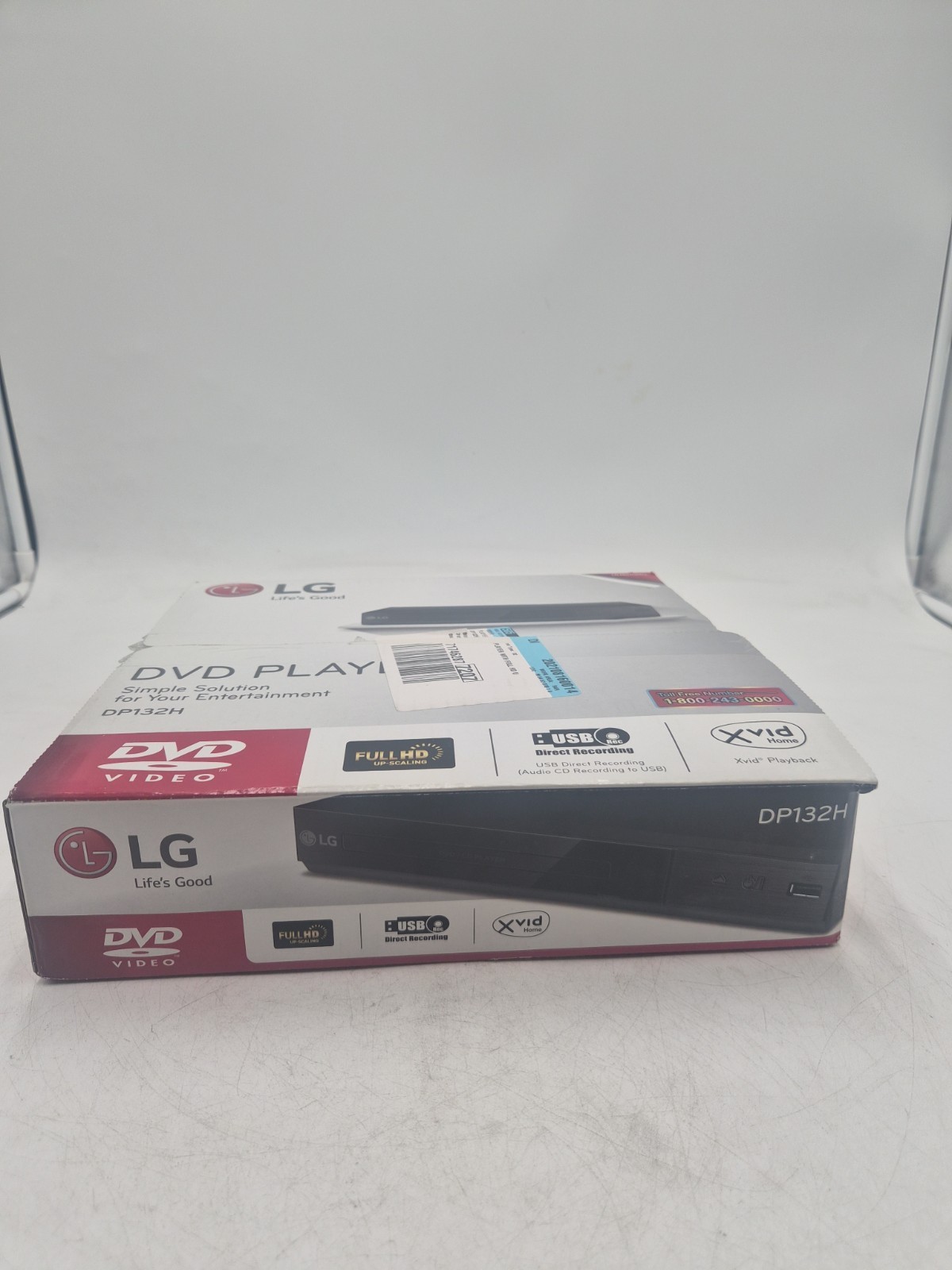 LG DP132H CD DVD Player with Remote Control & HDMI Output New Open Box LG DP132H CD DVD Player with Remote Control & HDMI Output New Open Box