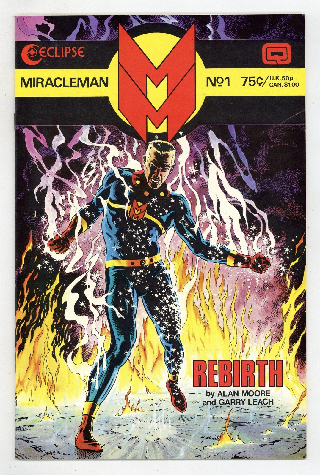 Miracleman 1B Blue Variant VF+ 8.5 1985