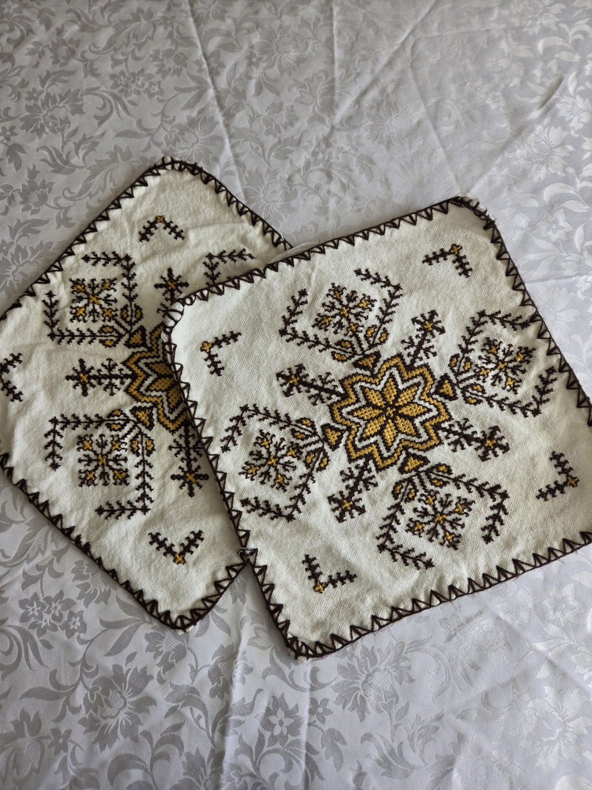Boho Hand-Embroidered Cushion Cover 13 Boho Hand-Embroidered Cushion Cover 13