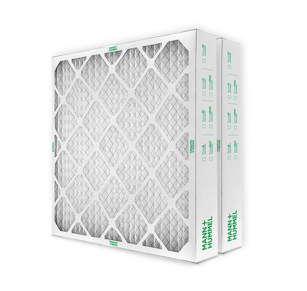 20x25x4 MERV 8 Pleated AC Furnace Air Filters.   2 Pack  (Actual Depth: 3-3/4