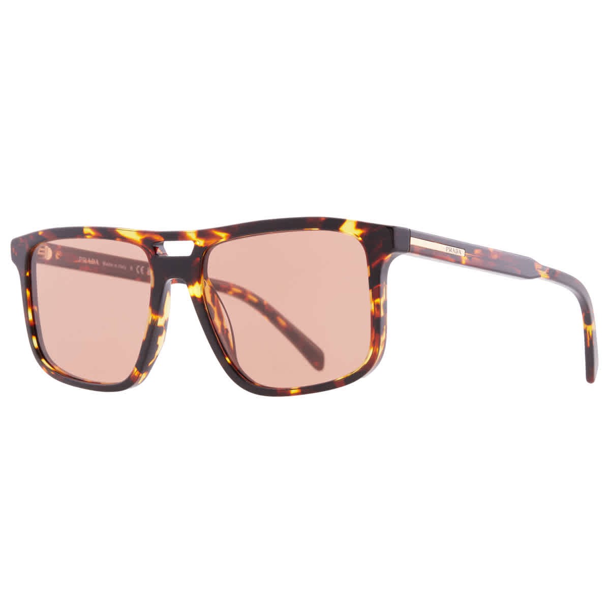 Prada Orange Square Men\'s Sunglasses PR A22S 14O07V 58 PR A22S 14O07V 58