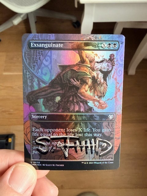 MTG Artist Proof - Exsanguinate (F) - Scott M. Fischer