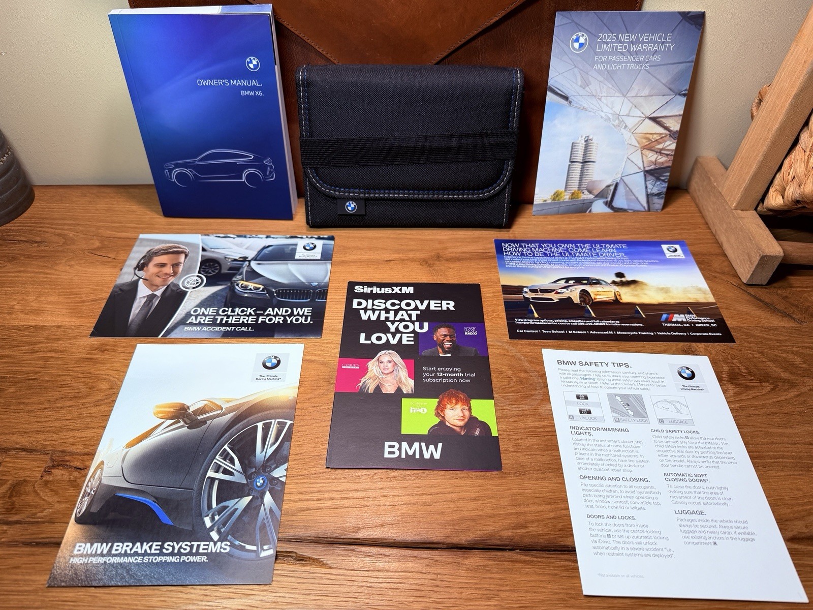 NOS⭕️ 2025 BMW X6 OWNERS MANUAL SET sDRIVE xDRIVE 40i 40 i M60i M 60i M SPORT