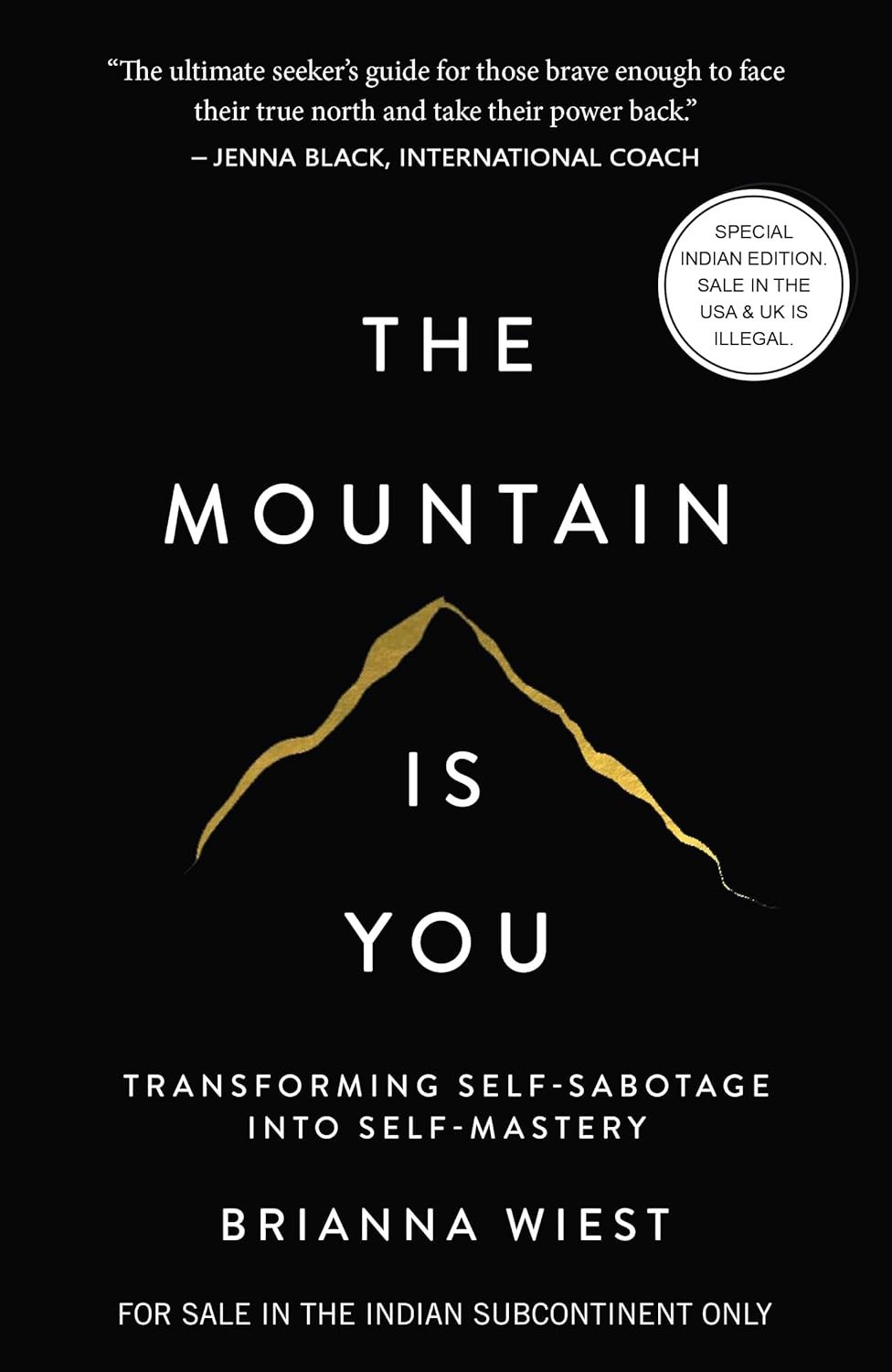 The Mountain Is You: Transforming Self-Sabotage Into Self-Mastery PB The Mountain Is You: Transforming Self-Sabotage Into Self-Mastery PB