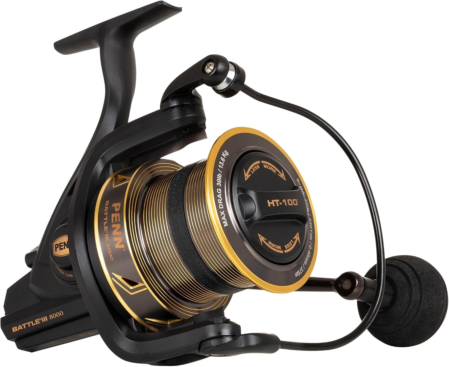 Penn Battle III Longcast Fishing Reel Long Distance Casting Saltwater Reel 8000