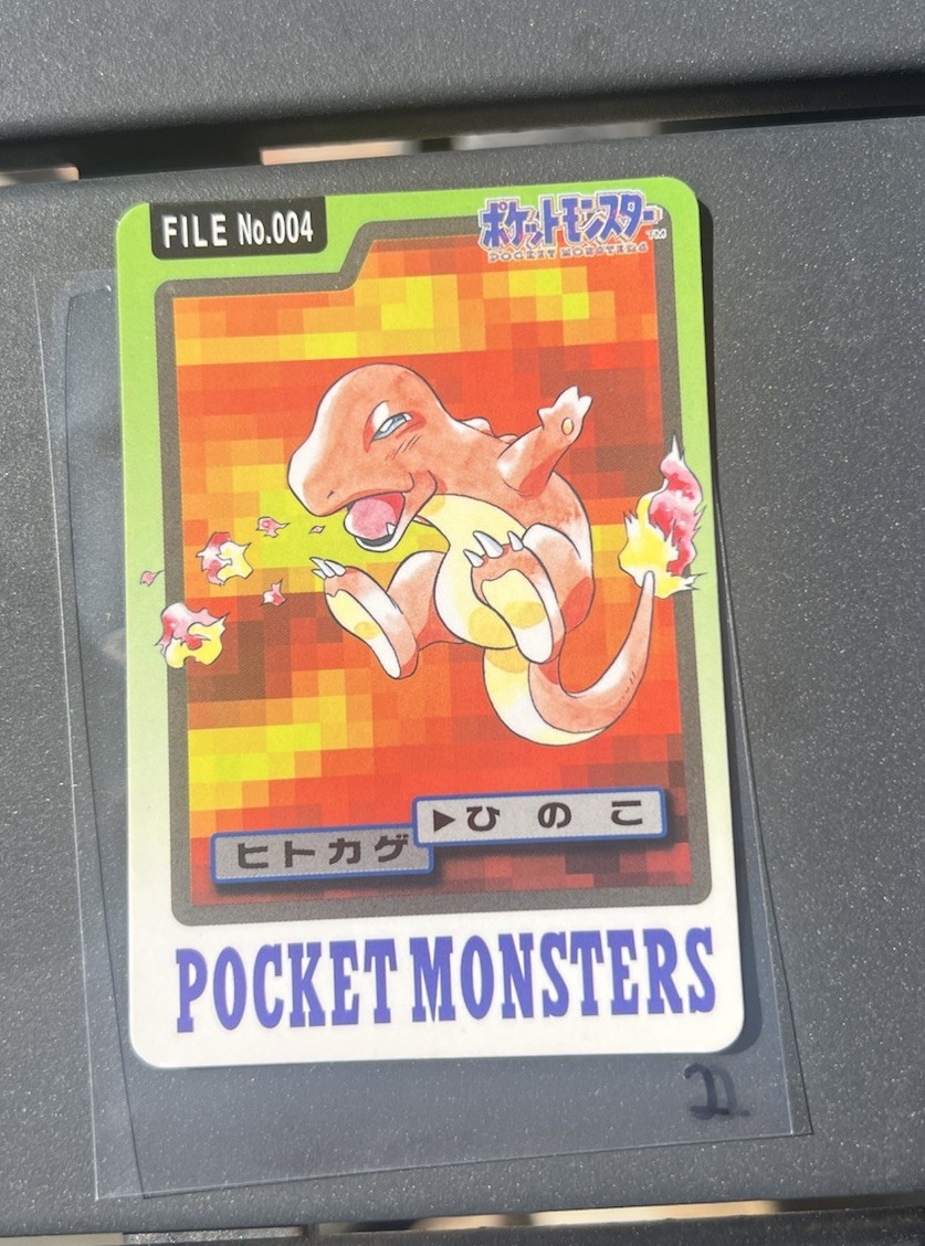 1997 Bandai Carddass Charmander Pokemon Card LP+ US Seller Japanese Vending 1997 Bandai Carddass Charmander Pokemon Card LP+ US Seller Japanese Vending