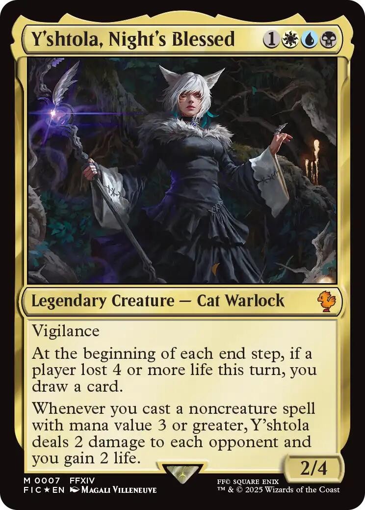 Y\'shtola, Night\'s Blessed 7 FIC NM Foil MTG
