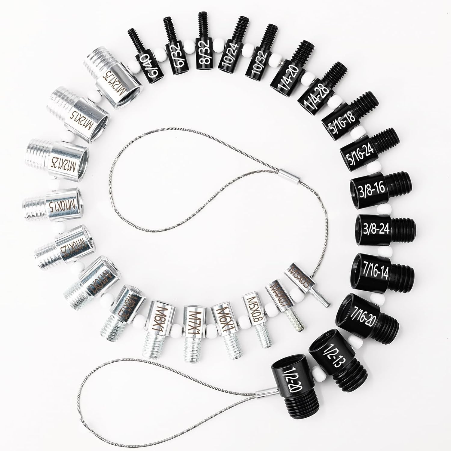Nut and Bolt Thread Checker Inch & Metric Thread Gauge Nut and Bolt Size Gauge Nut and Bolt Thread Checker Inch & Metric Thread Gauge Nut and Bolt Size Gauge