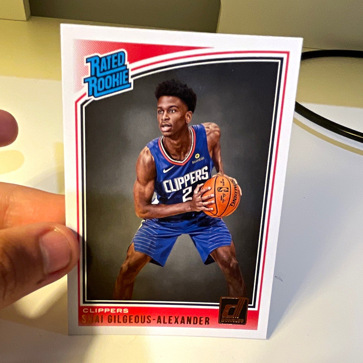 Panini Donruss 2018-19 Rated Rookies Shai Gilgeous-Alexander #162 RC Panini Donruss 2018-19 Rated Rookies Shai Gilgeous-Alexander #162 RC