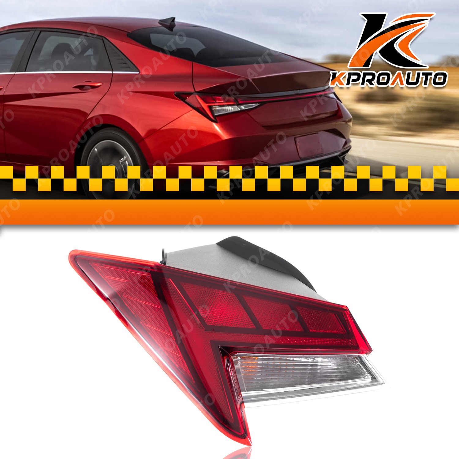 LED Outer Tail Light Driver Left Side for 2021-2025 Hyundai Elantra 92401AA120 LED Outer Tail Light Driver Left Side for 2021-2025 Hyundai Elantra 92401AA120