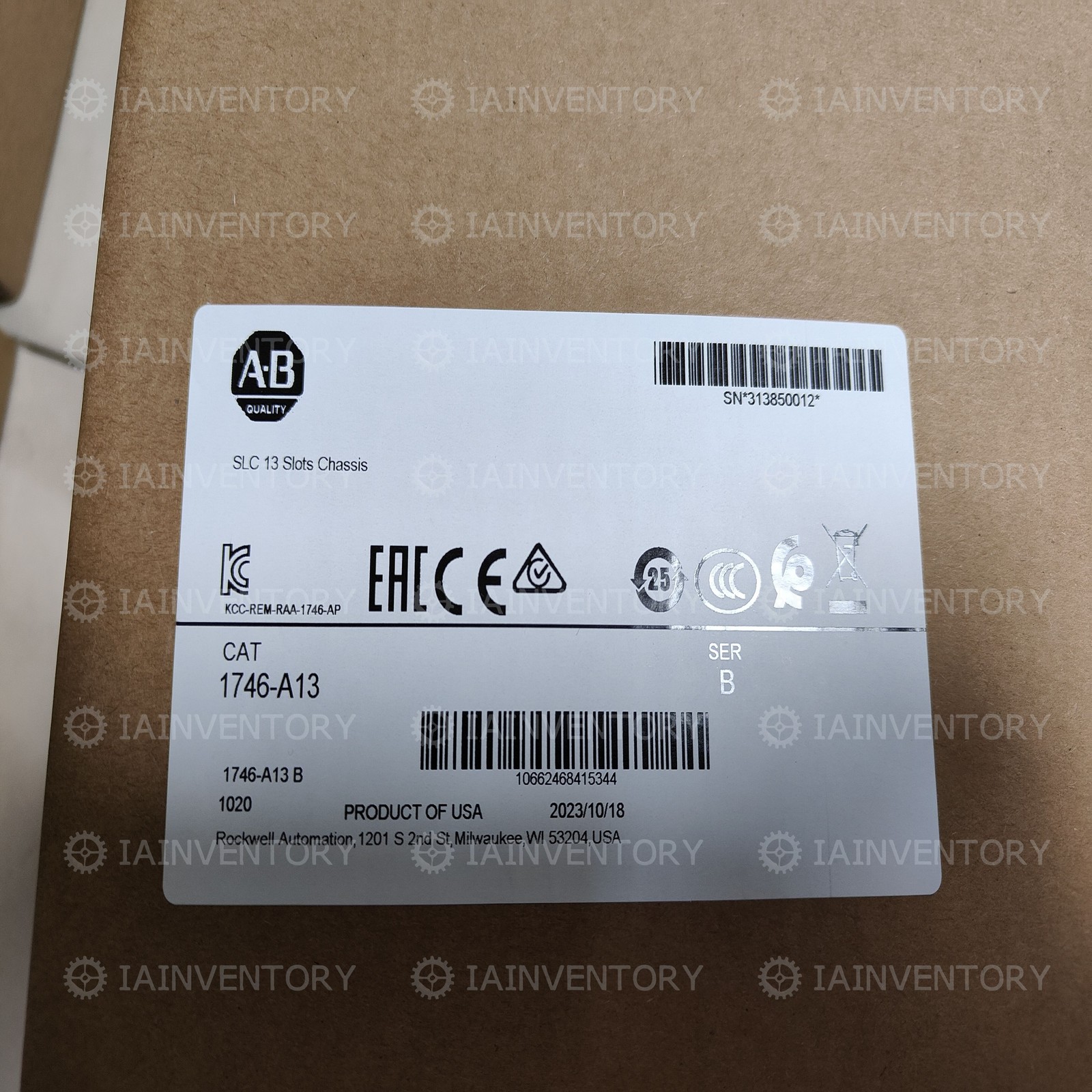 1PC Real US Stock NEW Allen-Bradley 1746-A13 1 Year warranty
