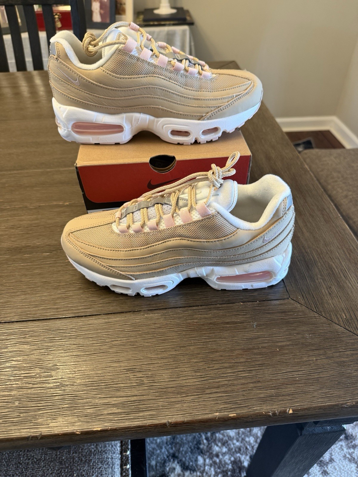 Kith Nike Air Max 95 Linen (GS) Size 6.5Y #1516/1982 In Hand Fast Shipping Kith Nike Air Max 95 Linen (GS) Size 6.5Y #1516/1982 In Hand Fast Shipping