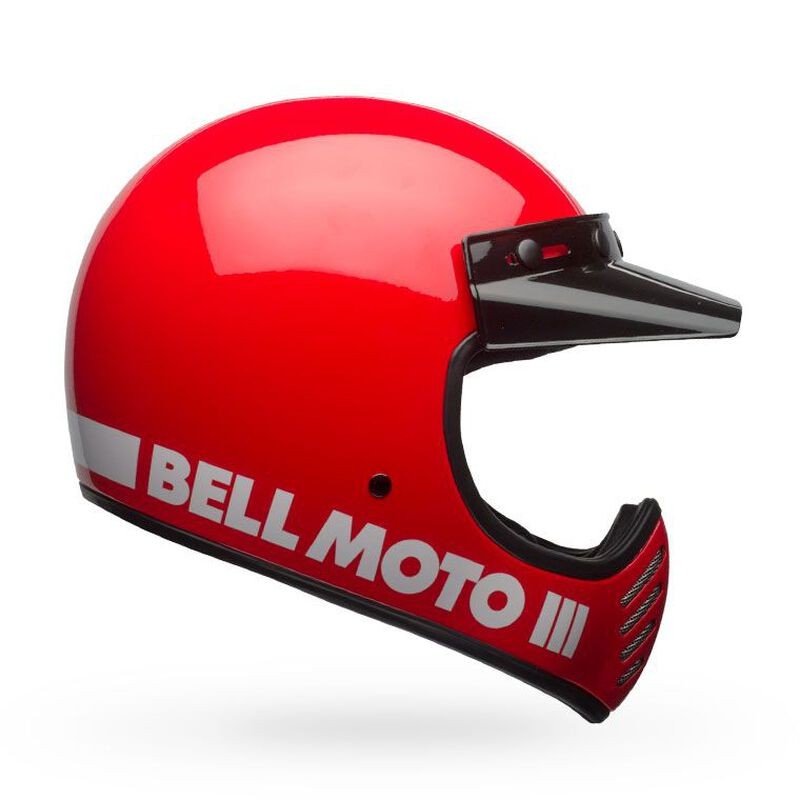 Bell Moto3 Helmet Classic Gloss Red G1N Bell Moto3 Helmet Classic Gloss Red G1N