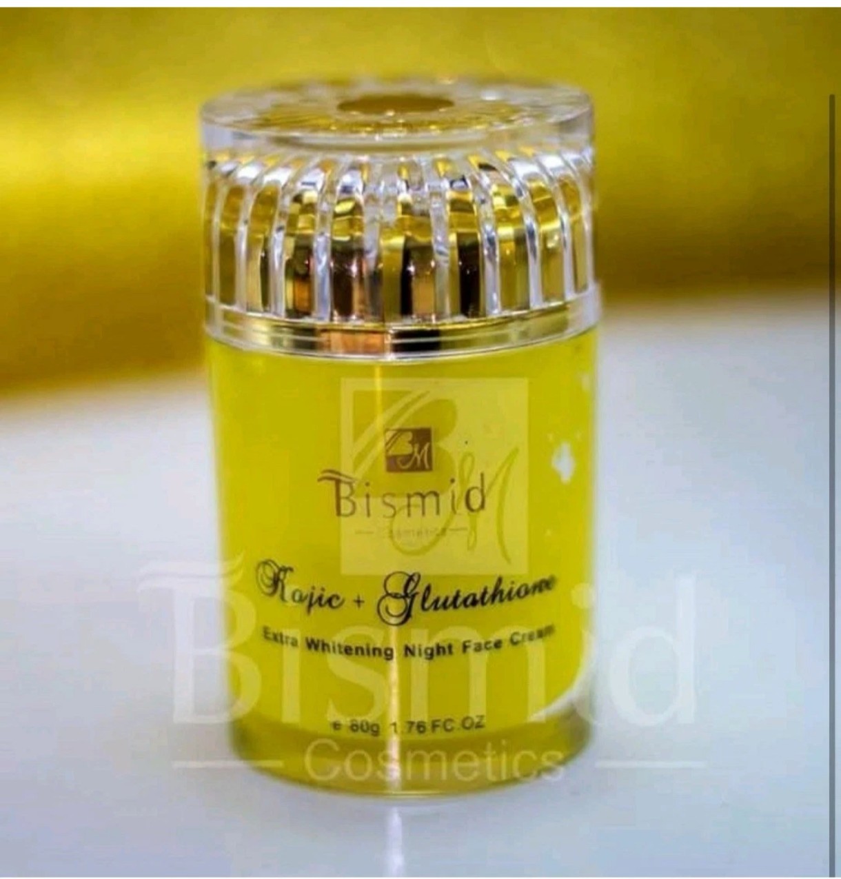 Bismid Kojic + Glutathion Xtra Whitening NIGHT FACE CREAM 80G X 1 Jar Bismid Kojic + Glutathion Xtra Whitening NIGHT FACE CREAM 80G X 1 Jar