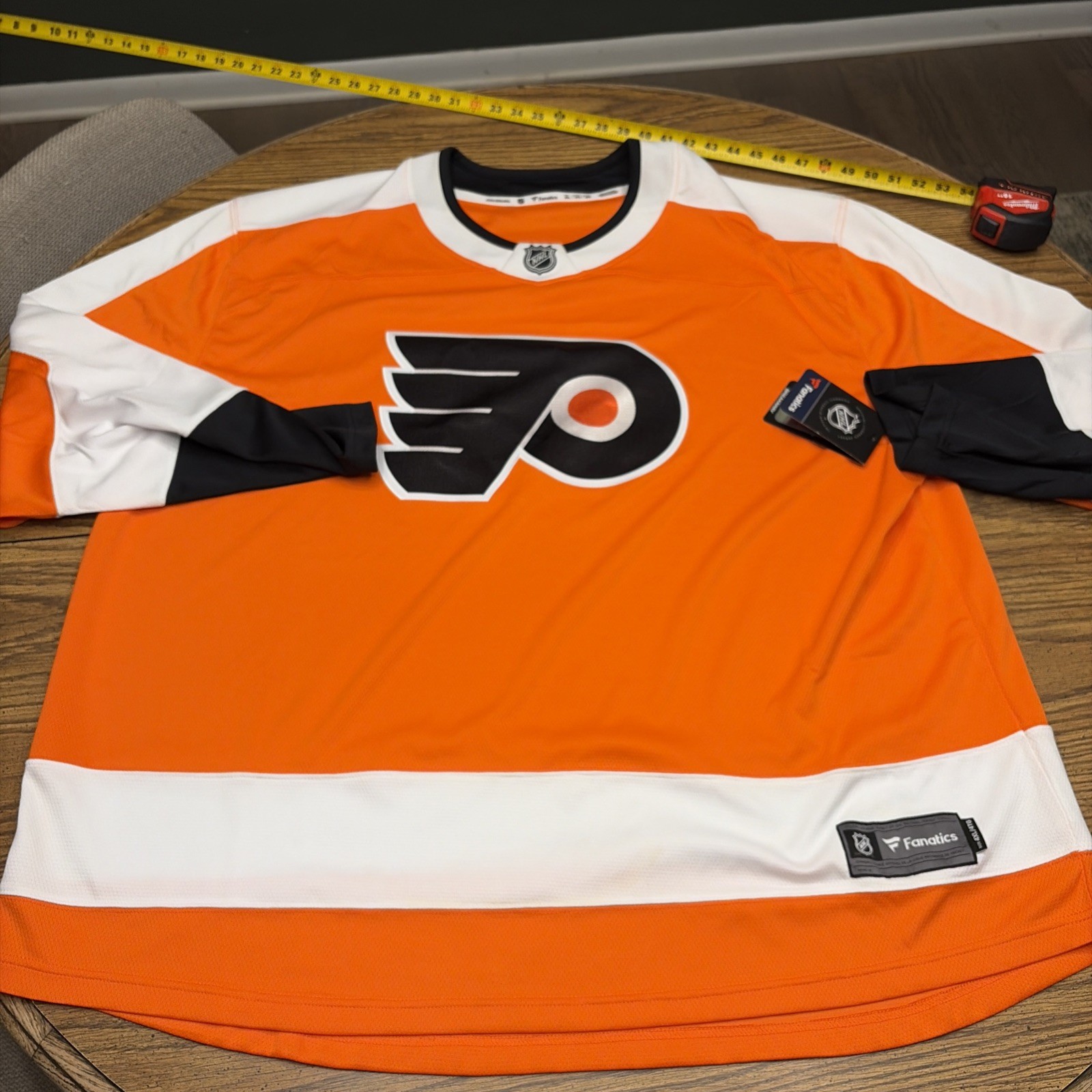NWT Fanatics Men’s Philadelphia Flyers Breakaway Away Jersey NHL Hockey Size 4XL NWT Fanatics Men’s Philadelphia Flyers Breakaway Away Jersey NHL Hockey Size 4XL