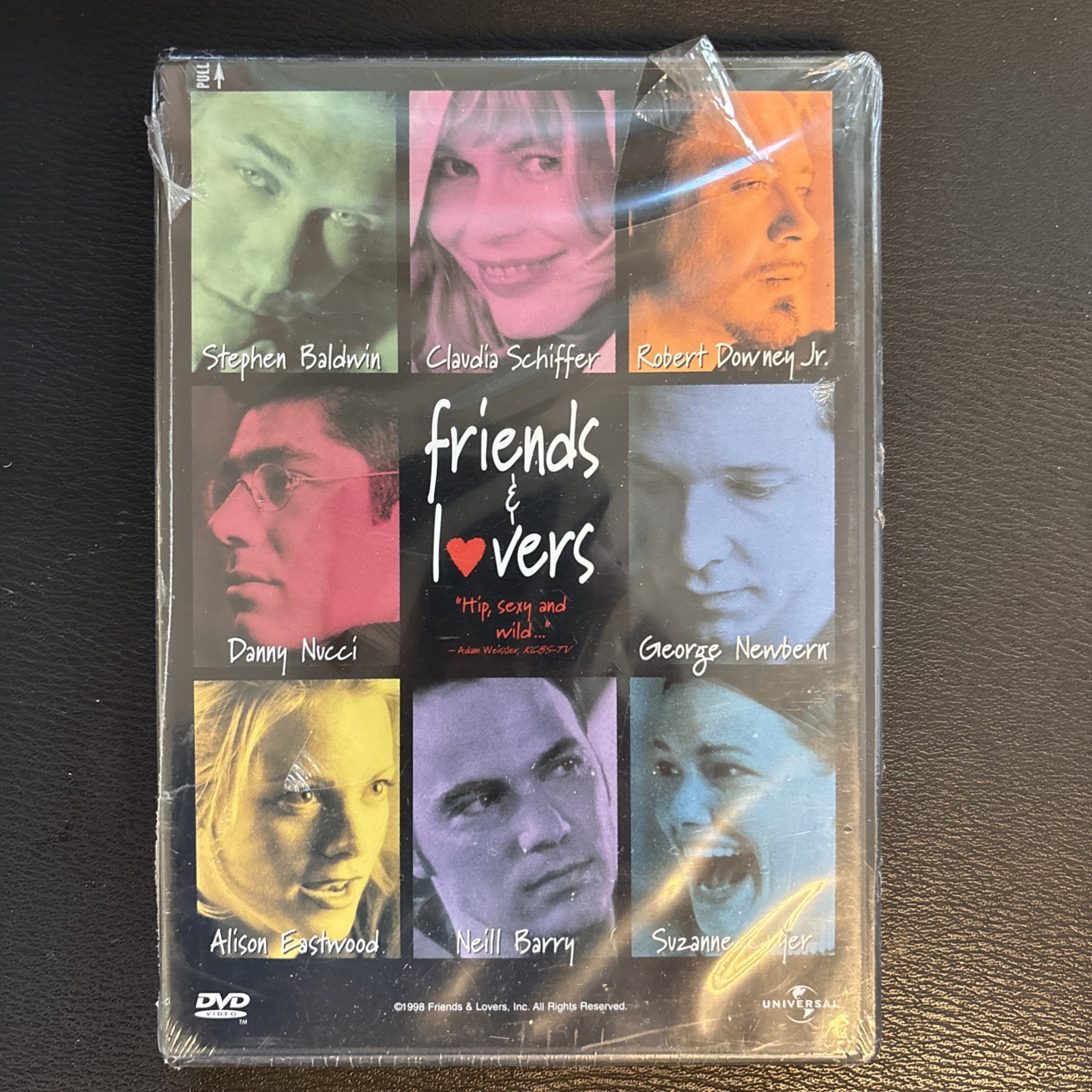 Friends & Lovers 1998 DVD Robert Downey Jr. Claudia Schiffer Brand New Sealed