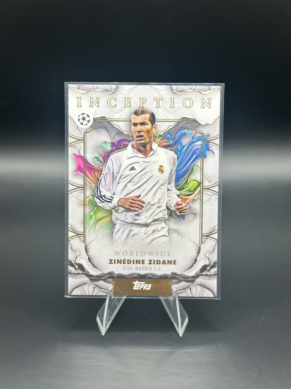 Topps Inception UCL 2025-26 Zinédine Zidane #100 Real Madrid Worldwide Base Topps Inception UCL 2025-26 Zinédine Zidane #100 Real Madrid Worldwide Base
