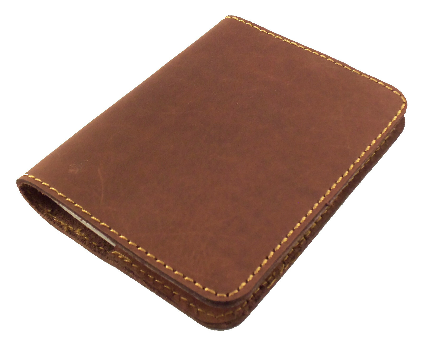 Pocket Notebook Refillable Leather Mini Composition Book Cover Notepad Handmade