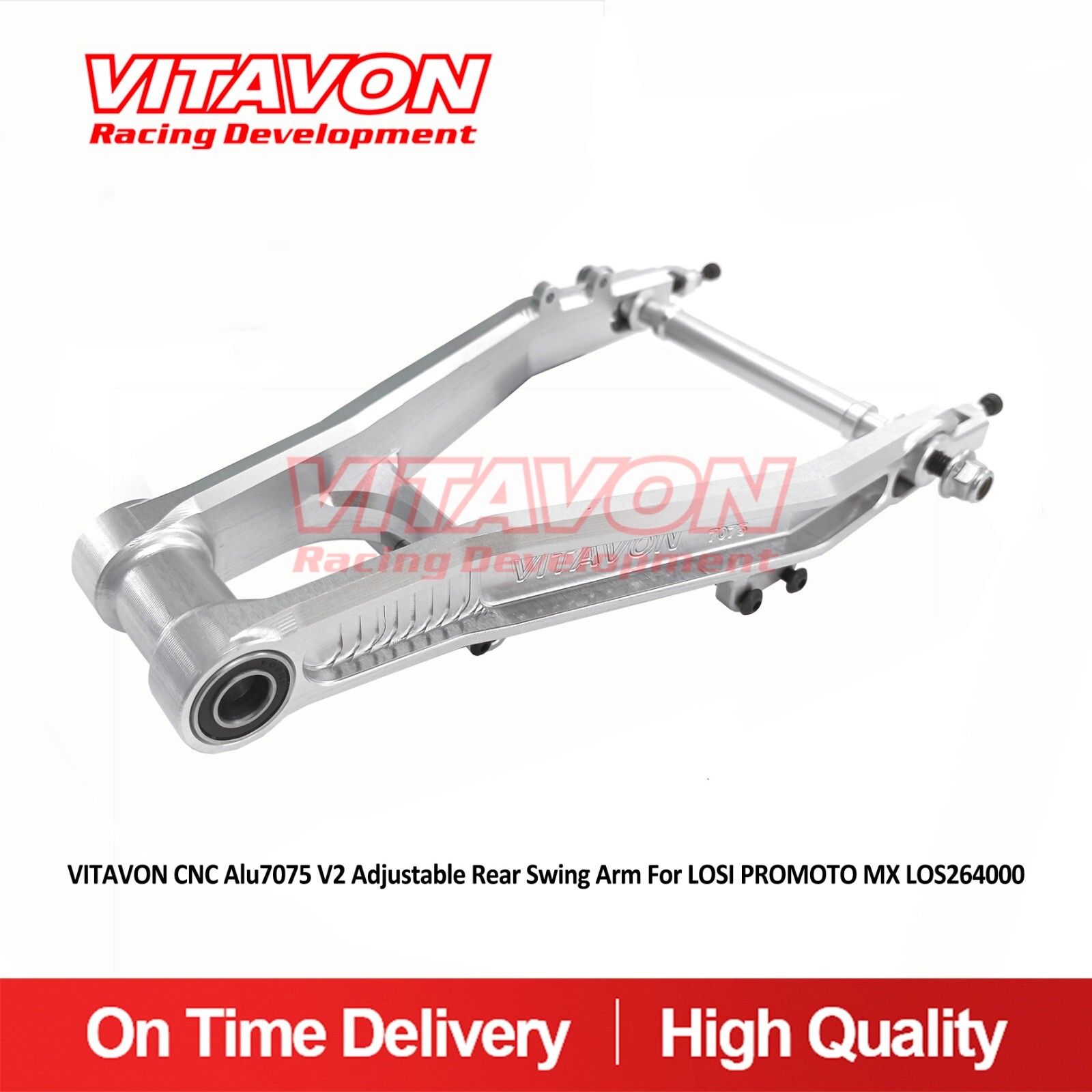 Vitavon Adjustable Rear Swing Arm CNC Alu7075 For LOSI PROMOTO MX LOS264000 Vitavon Adjustable Rear Swing Arm CNC Alu7075 For LOSI PROMOTO MX LOS264000