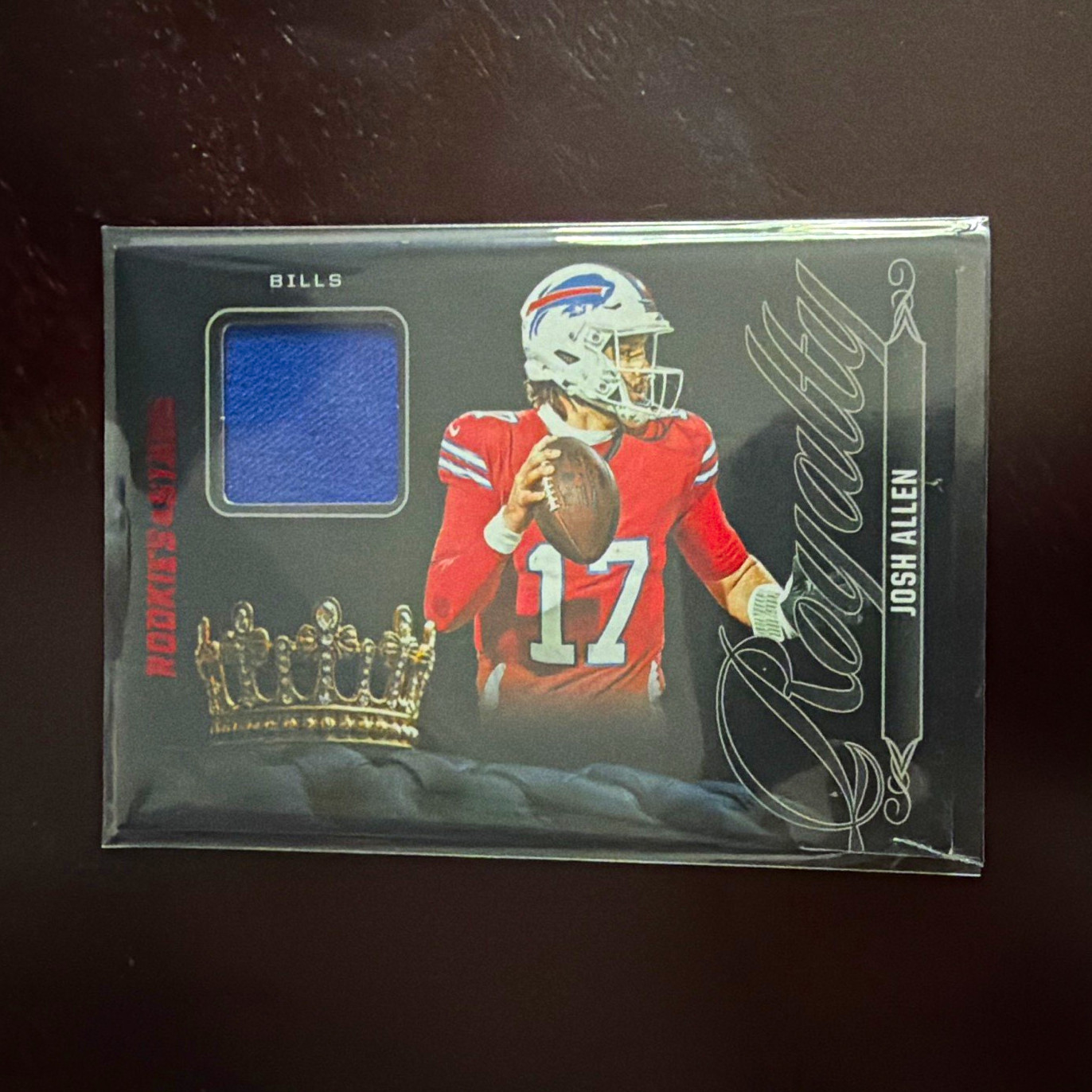 Panini 2025 Rookies & Stars Royalty Josh Allen Bills Memorabilia #R-JAN