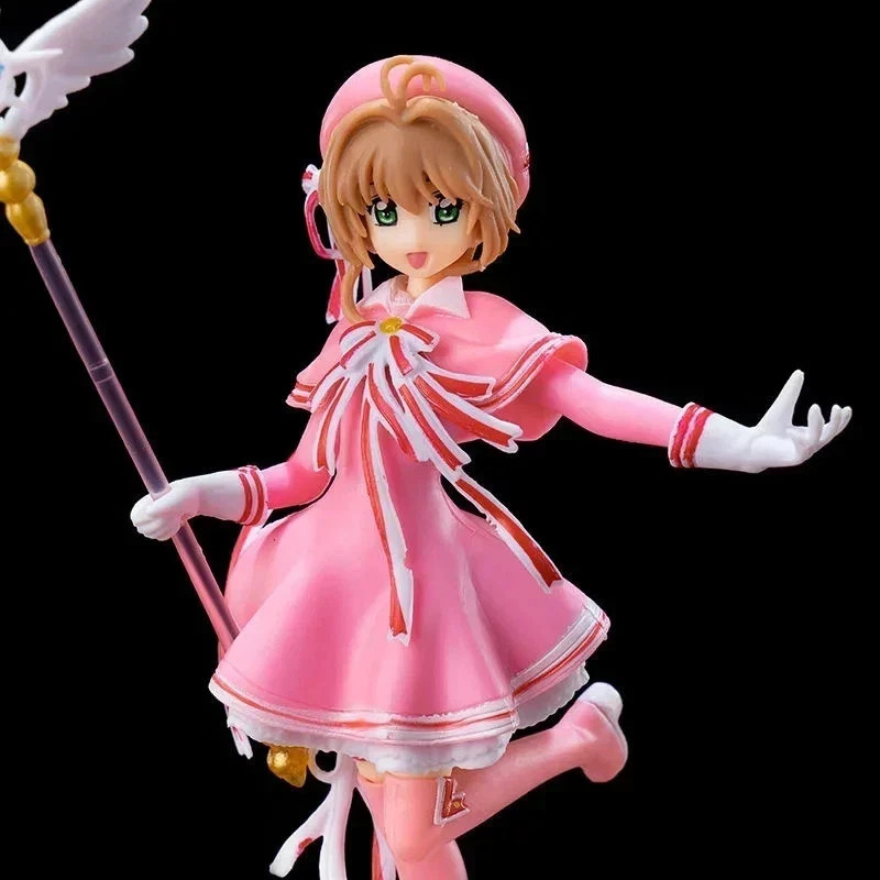 22CM Cardcaptor Sakura Clear Card Kinomoto Sakura PVC Figure Collectible New Toy 22CM Cardcaptor Sakura Clear Card Kinomoto Sakura PVC Figure Collectible New Toy