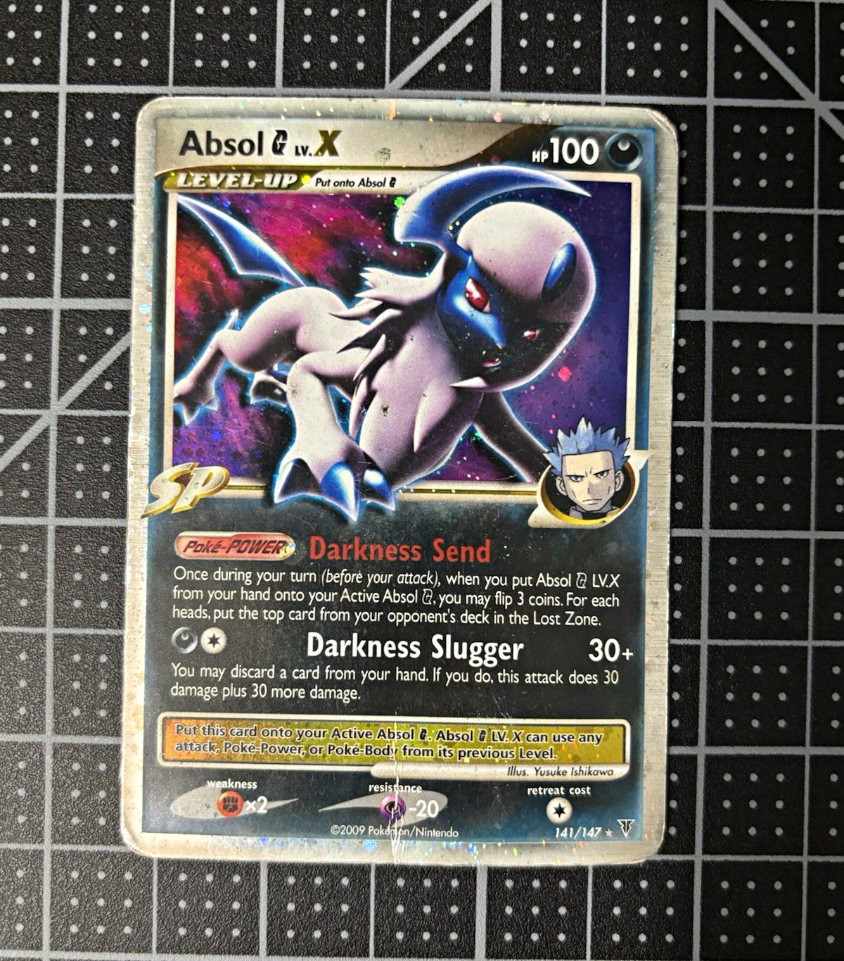 Pokemon TCG Absol G LV.X 141/147 Supreme Victors Holo UR SP 100 HP Eng 2009 Pokemon TCG Absol G LV.X 141/147 Supreme Victors Holo UR SP 100 HP Eng 2009