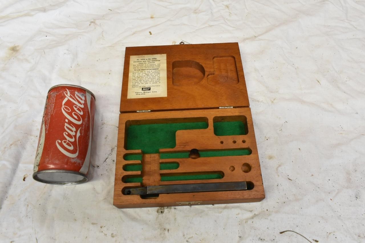 Vintage Lufkin Rule Dial Test Indicator Run-Out Gauge Box No. 399A or 299A
