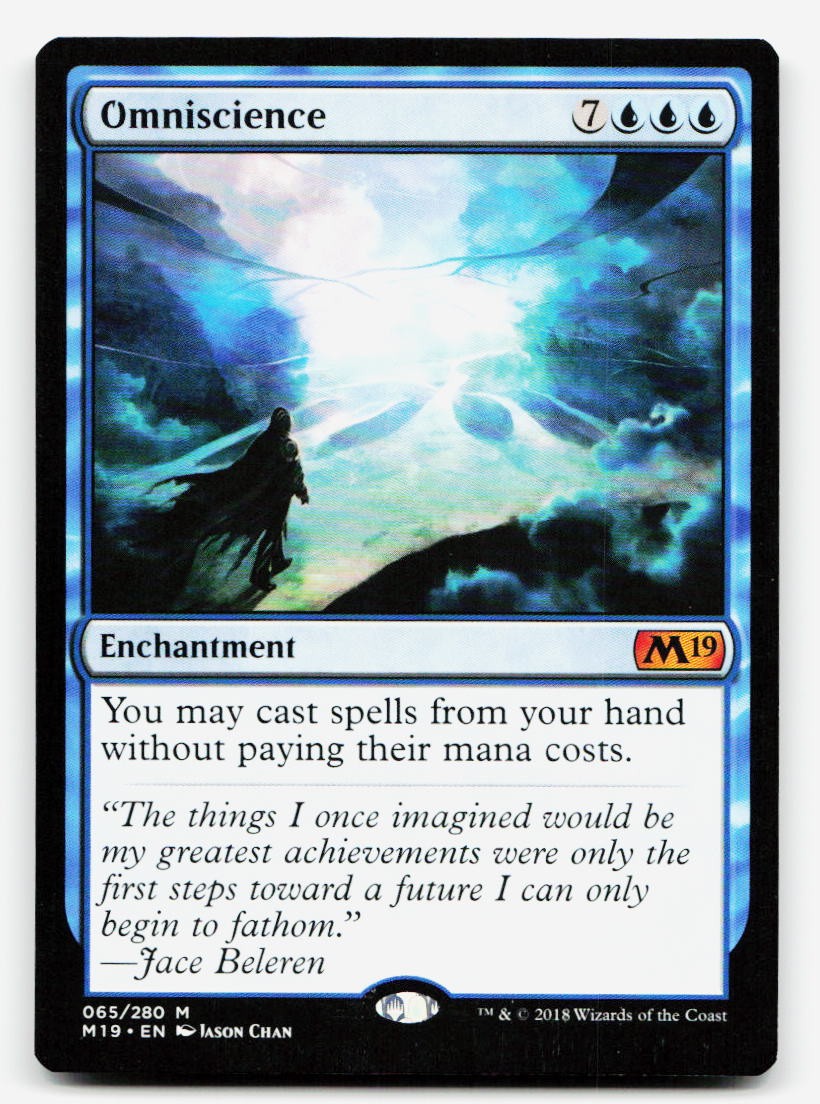 Omniscience Mythic - M19 65 EN NM Magic