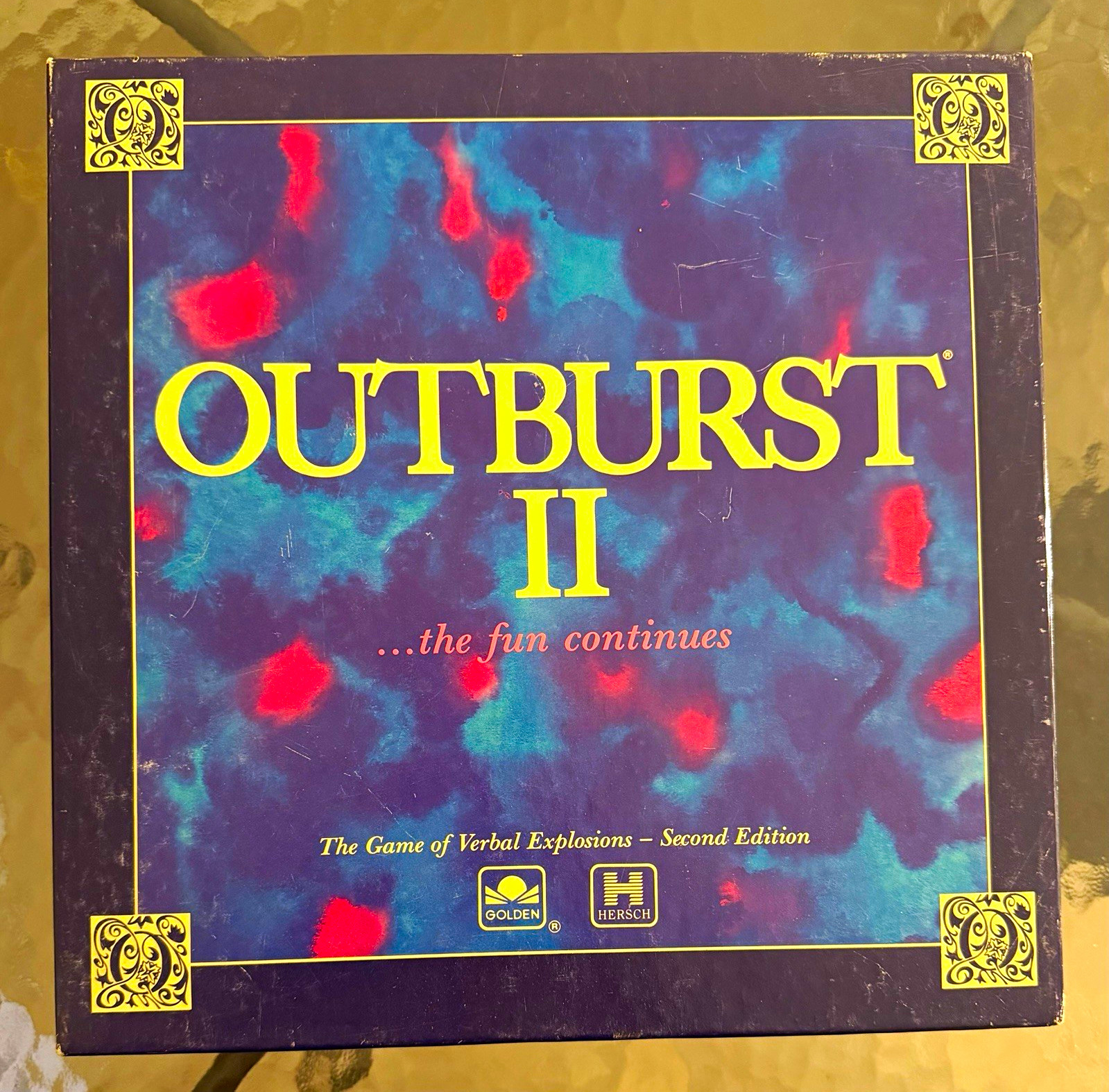Vintage 1991 Outburst II Board Game Second Edition 100% COMPLETE Great Shape