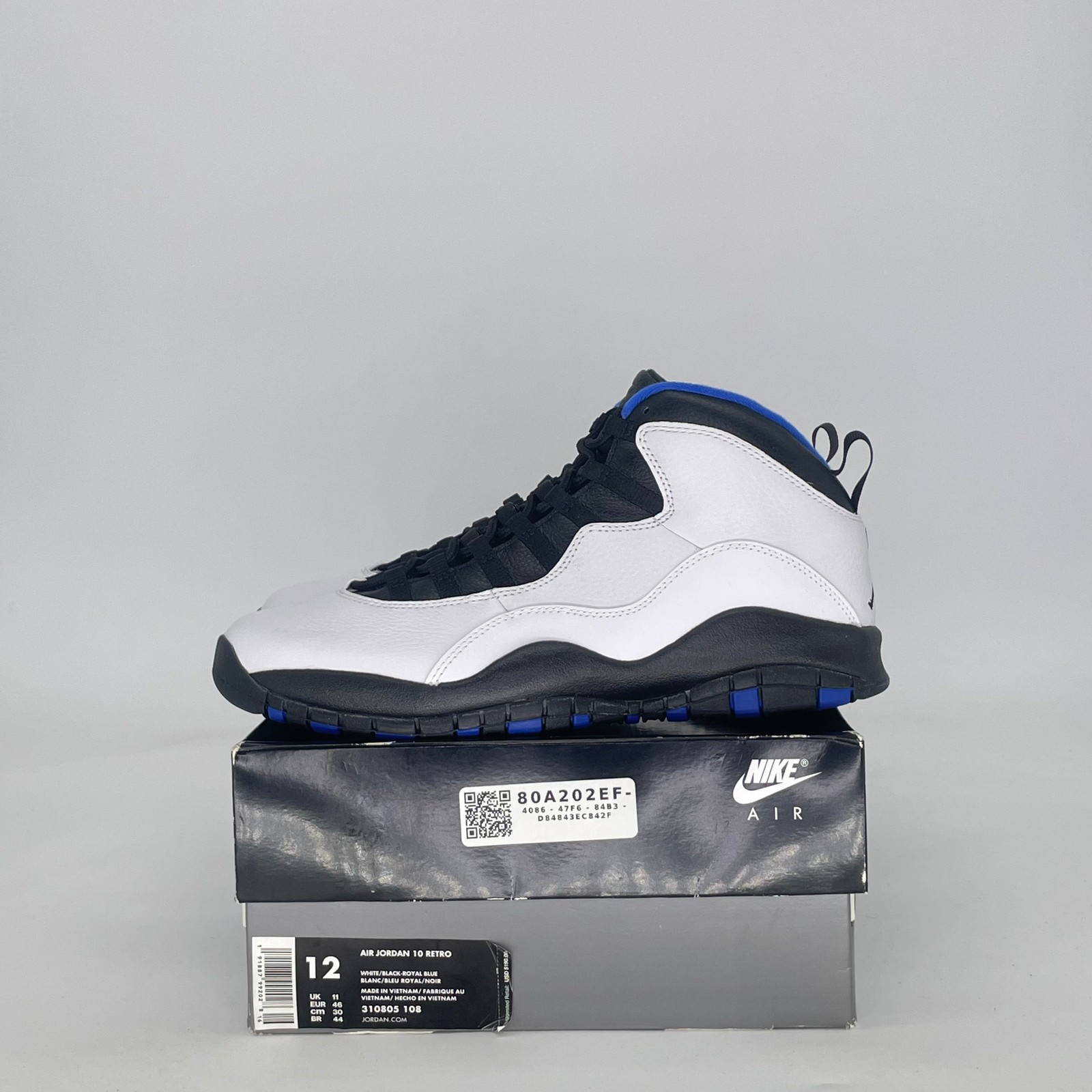 Size 12M/13.5W - Jordan 10 Retro Orlando 310805-108 Size 12M/13.5W - Jordan 10 Retro Orlando 310805-108