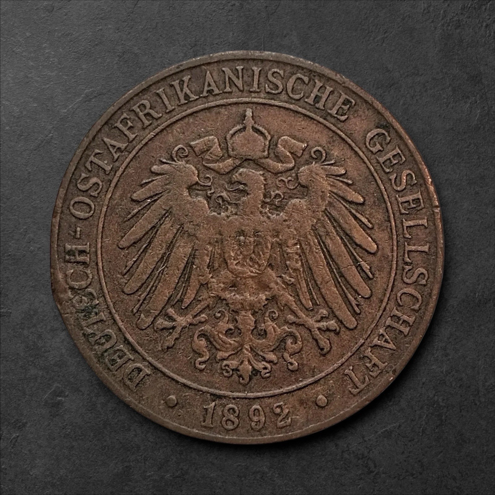 1892 German East Africa 1 Pesa