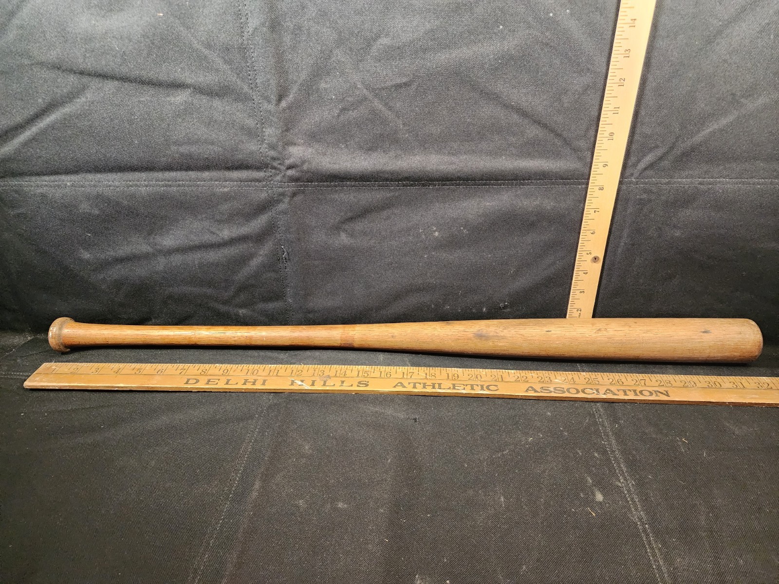 Antique 1930\'s Ash Baseball Bat Unmarked Blank Prototype? Used